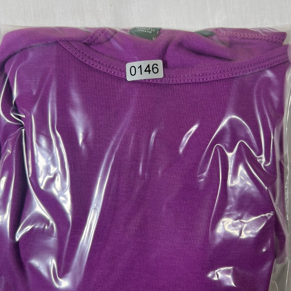 Lauren Ralph Lauren Womens XS Purple Long Sleeve Stretch Knit Top Solid - Picture 8 of 8